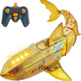 YCFUN Remote Control Shark Toys for 3 4 5 6 Year Old Boys A802 Shark Toys for Kids, Simulated RC Shark for Swimming Pool Bathroom Great Gift for Kids with Rechargeable Battery